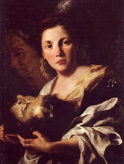 TRAVERSI, Gaspare Salome mit dem Haupt Johannes des Taufers oil painting picture